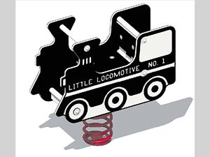 Little Locomotive Spring Rider 3899-01