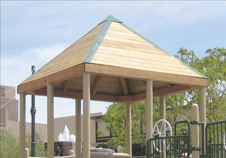 1608-40 Quad Wood Roof