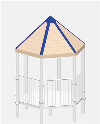 1608-60 Hex Wood Roof