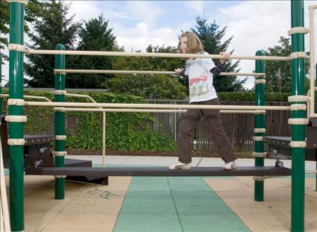 1655-8-91 Moving Bridgeway with Handrails,