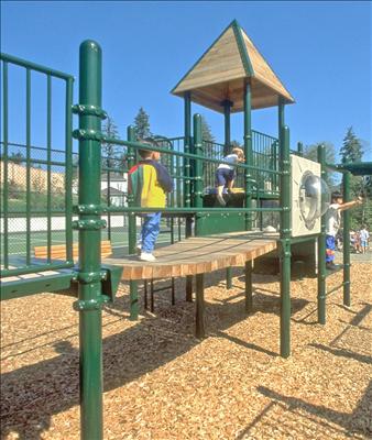 1656-8-91 Clatter Bridge, Wood with Handrails