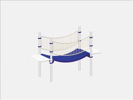 1656-8-94 Clatter Bridge, Steel with Baluster Walls