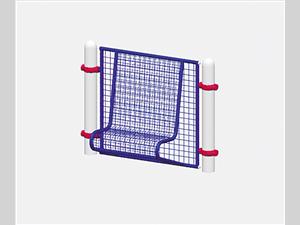 1694-13 Kid's Bench Woven Wire Wall,