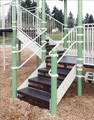 1696-32-81 Stairs with Handrails