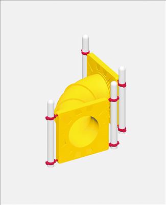 1699-90 Tunnel Crawl, Curved